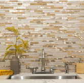Champagne Bevel Toast 12 in. x 12 in. Textured Multi-Surface Mosaic Tile by MSI (1 sq. ft./Each)